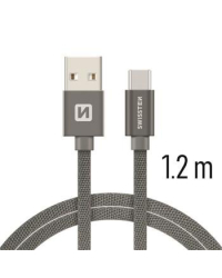 Swissten Textile Универсальный Quick Charge 3.1 USB-C USB Кабель данных 1.2м