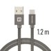 Swissten Textile Универсальный Quick Charge 3.1 USB-C USB Кабель данных 1.2м