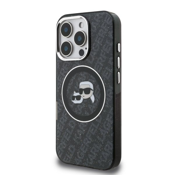 Karl Lagerfeld IML K&CH Heads Repeated Logo MagSafe Case Чехол для Apple iPhone 16 Pro Max