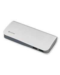 Platinet PMPB11LW Power Bank Luxury Leather 11000 mAh Портативный аккумулятор 2x USB 2.1A белый