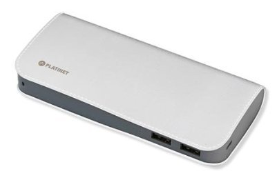 Platinet PMPB11LW Power Bank Luxury Leather 11000 mAh Портативный аккумулятор 2x USB 2.1A белый