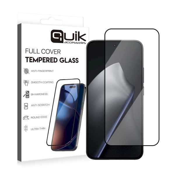 Quik Accessories Full Cover Tempered Glass Защитное Стекло для Xiaomi 15T