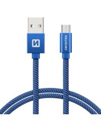 Swissten Textile Универсальный Micro USB Кабель данных 1.2m