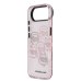 Karl Lagerfeld IML Multi Karl and Choupette Heads Case Защитный чехол для iPhone Air / розовый
