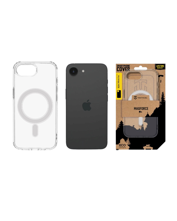 Tactical MagForce Cover Защитный чехол для Apple iPhone 16e / прозрачный