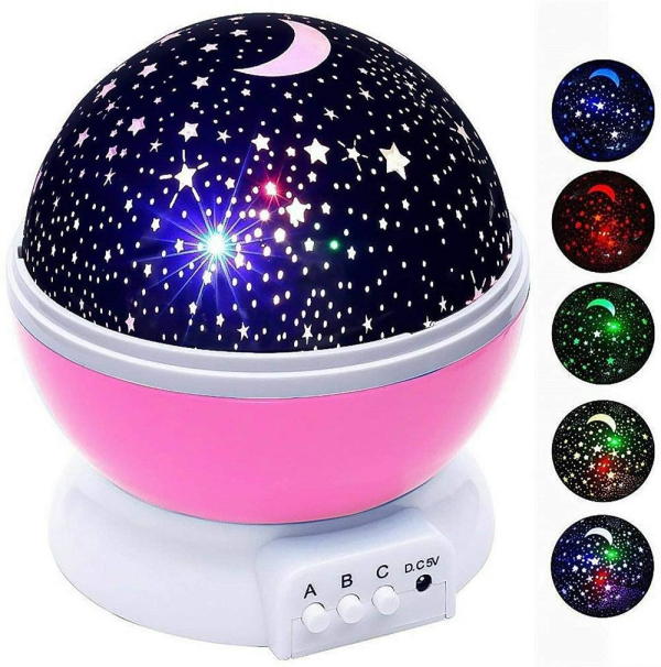 Обложка книги «RoGer Night Light Rotating 360 Star Projector ночной свет LED Лампа»