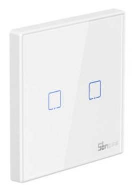 Sonoff T2EU2C-RF Беспроводной сенсорный переключатель 2 линии