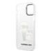 Karl Lagerfeld IML Glitter Karl and Choupette NFT Защитный чехол для iPhone 12/12 Pro / прозрачный