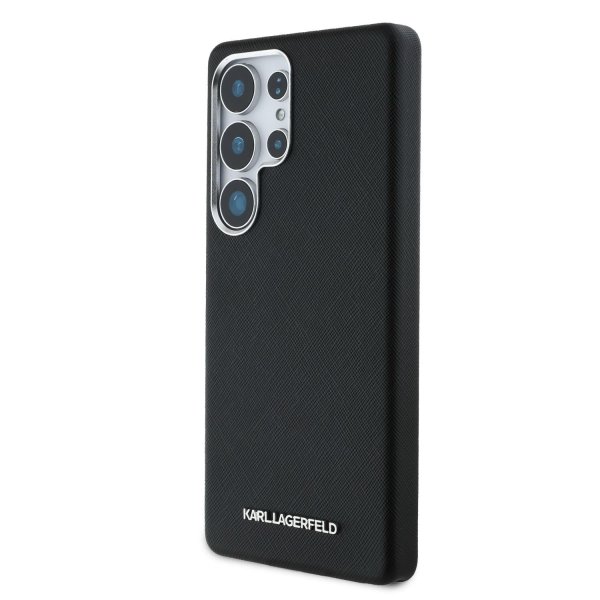 Karl Lagerfeld PU Saffiano Metal Logo and Frame Case Чехол для Samsung Galaxy S25 Ultra