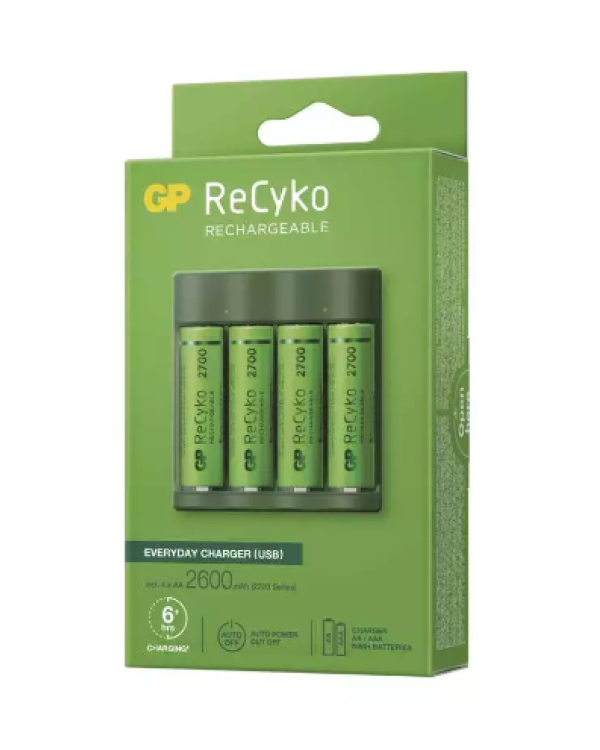 GP B52427U Зарядное устройство для Батареек 4 x AAA 2700mAh