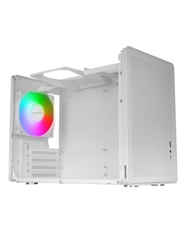 Mars Gaming MCXPSW mATX Ultra-Compact Gaming PC Case with MESH & Glass Panel