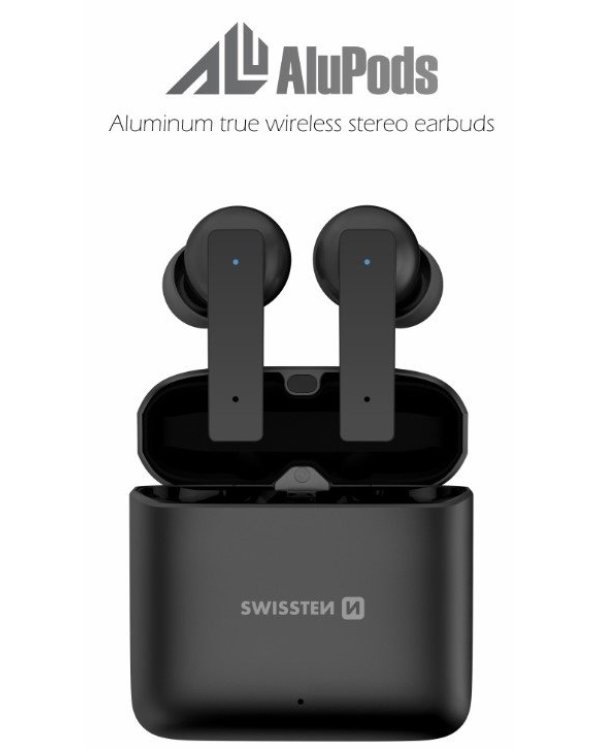 Swissten ALUPODS PRO TWS Bluetooth Стерео Гарнитура с Микрофоном