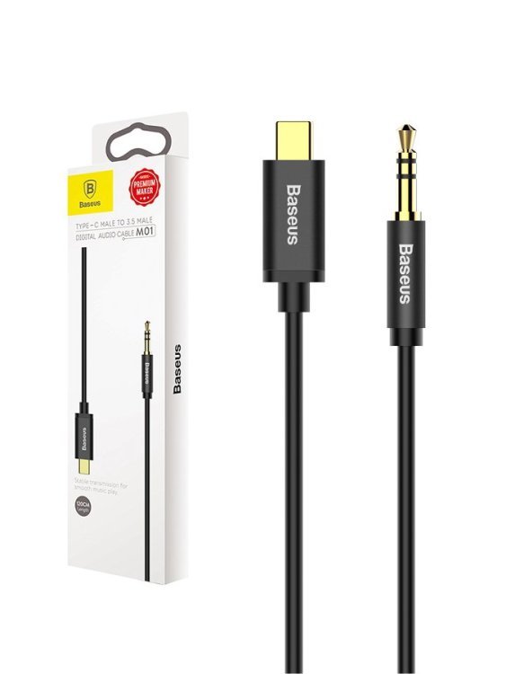 Обложка книги «Baseus Yiven Премиум AUX провод USB-C -> 3.5 mm 1.2m»