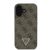 Guess Leather 4G Triangle Strass Защитный Чехол для Apple iPhone 16