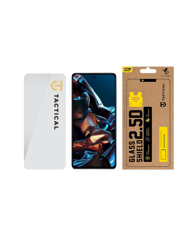 Tactical Glass Shield 2.5D Защитное стекло для Poco X5 Pro 5G / прозрачный