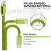 Swissten Textile Универсальный Micro USB Кабель данных 1.2m