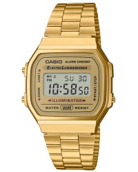 Casio A168 WG Винтажные мужские часы в стиле ретро