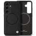 BMW Leather Half Textured MagSafe Чехол для Samsung Galaxy S25
