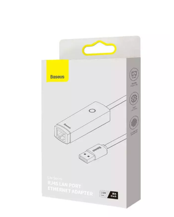 Baseus Lite Series с USB на RJ45 Внешняя сетевая карта 100Mbps