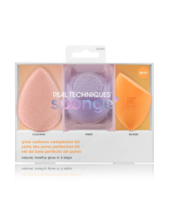 Real Techniques Sponge+ Glow Radiance Complexion Kit Набор губок для макияжа 3 pcs