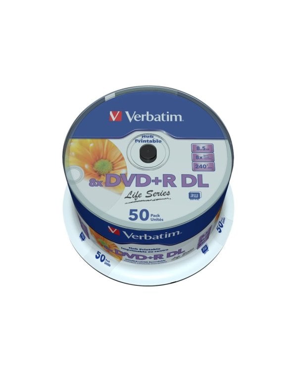 Verbatim 97693 Матрицы DVD+R / DL / 8.5 GB / 50шт