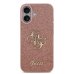 Обложка книги «Guess PU Fixed Glitter 4G Metal Logo Case Чехол для Apple iPhone 17»