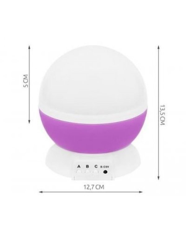 Дополнительное изображение книги «RoGer Night Light Rotating 360 Star Projector ночной свет LED Лампа»