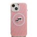 Karl Lagerfeld IML K&CH Heads Repeated Logo MagSafe Case for iPhone 15 Pink