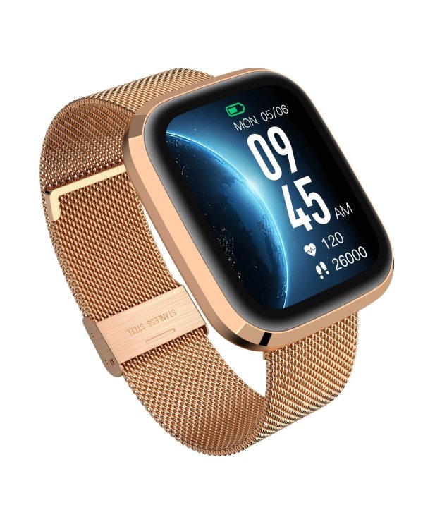 Garett GRC STYLE Gold steel Умные часы IPS / Bluetooth / IP68 / SMS