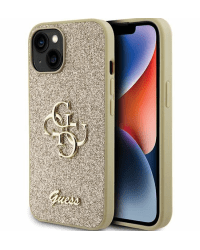 Guess Fixed Glitter Big Case Защитный Чехол для Apple iPhone 15