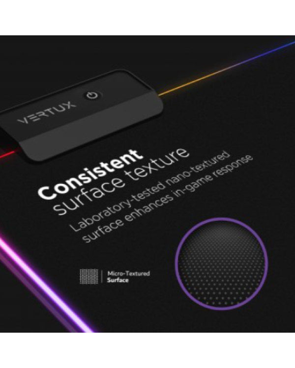 VERTUX SwiftPad-XL Игровой коврик с RGB подсветкой