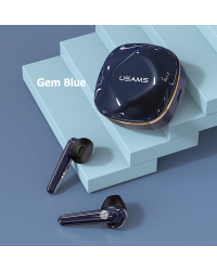 Usams SD TWS Dual Airpods Bluetooth 5.0 Стерео Гарнитура с HD Микрофоном синий