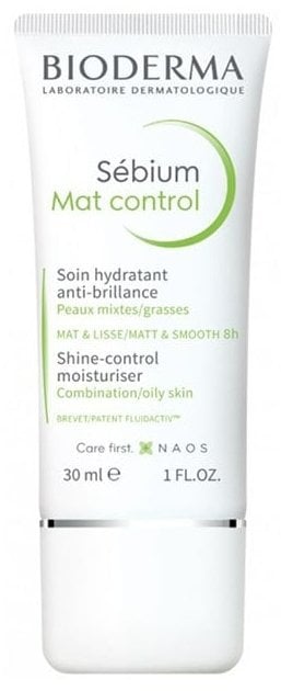 Bioderma Sébium Mat Control 12h Shine-Control Care Крем Для Лица 30 ml