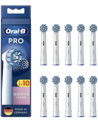 ORAL‑B Pro Sensitive Clean Сменные Насадки Для Зубной Щётки Белые 10 шт.
