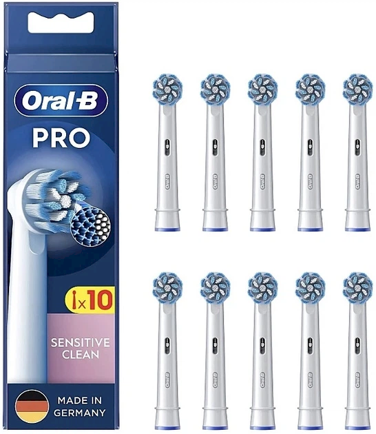 ORAL‑B Pro Sensitive Clean Сменные Насадки Для Зубной Щётки Белые 10 шт.