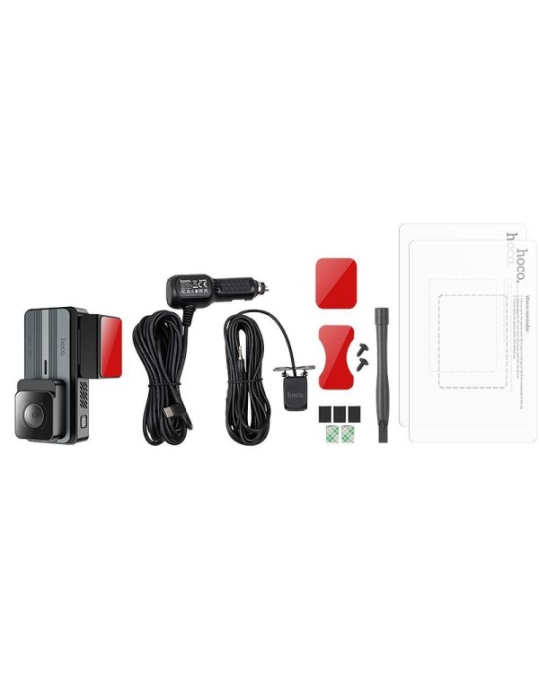 Hoco DV12 GPS 2K Видеорегистратор + 3адняя камера
