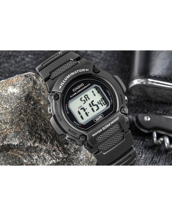 CASIO W-219H-1AVDF Мужские часы