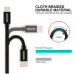 Swissten Textile Универсальный Quick Charge 3.1 USB-C USB Кабель данных 20 cм