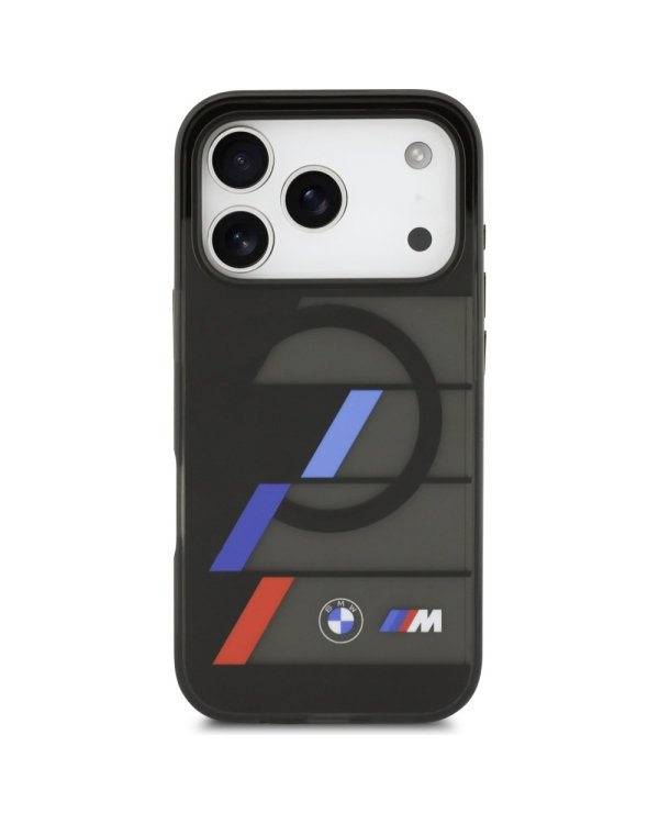 BMW M IML Metal Buttons Tricolor Lines MagSafe Case Защитный Чехол для Apple iPhone 17 Pro