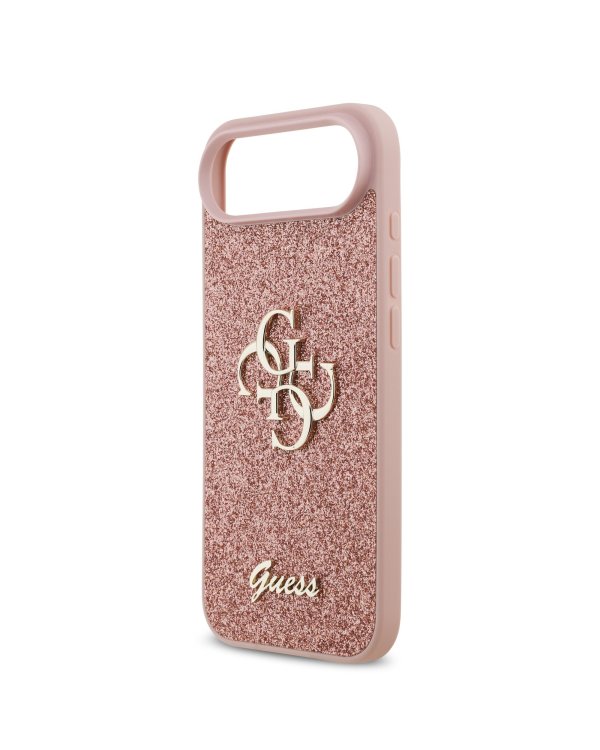 Дополнительное изображение книги «Guess PU Fixed Glitter 4G Metal Logo Case Защитный чехол для iPhone Air / розовый»