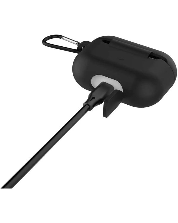 RoGer APODSPRO Силиконовый чехол для Airpods Pro / чёрный