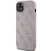 Guess 4G Collection Leather Metal Logo MagSafe Чехол для Apple iPhone 13 / 14 / 15