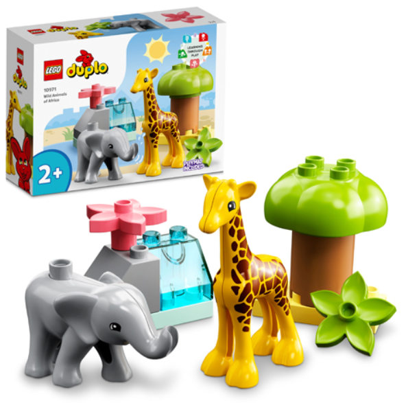 Обложка книги «LEGO Duplo 10971 Wild Animals of Africa Конструктор»