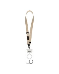 OBAL:ME NeckTag Ribbon Rope Ремешок на шею для телефонов / слоновая кость