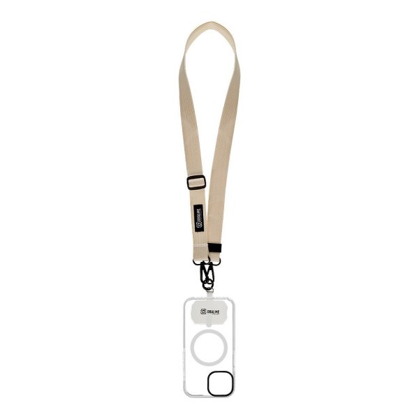 OBAL:ME NeckTag Ribbon Rope Ремешок на шею для телефонов / слоновая кость