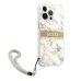 Guess GUHCP13LKMABGR Marble Strap Back Case Чехол для Apple iPhone 13 / 13 Pro Серый
