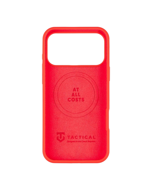 Tactical MagForce Velvet Smoothie Cover Защитный чехол для Apple iPhone 17 Pro Max / красный