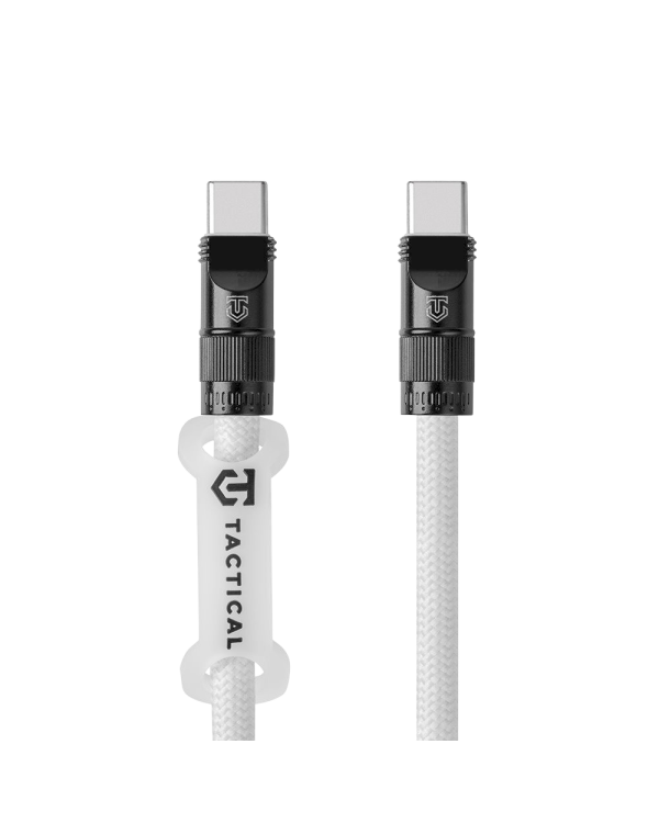 Tactical Wire Snake USB-C Ремешок на шею для телефонов 1.2m / белый