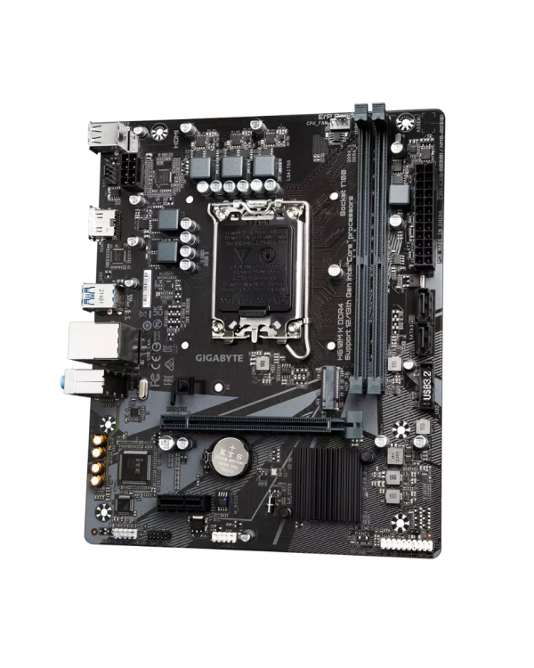 Gigabyte H610M K DDR4 Материнская плата / Intel H610 / Socket LGA 1700 / Micro ATX / PCIe 4.0 / M.2 NVMe