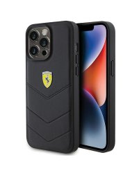 Ferrari Quilted Metal Logo Back Case Защитный Чехол для Apple iPhone 15 Pro Max